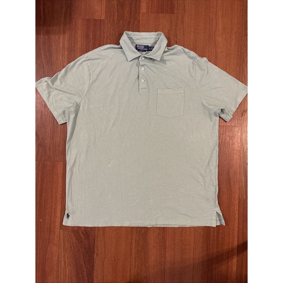 Ralph Lauren Other - Polo Ralph Lauren Men XL Classic Fit Cotton Linen Polo Shirt Sage Green